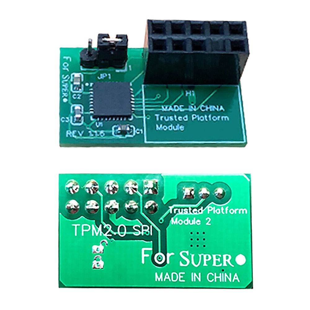 For SuperMicro TPM2.0 Security Module Security Processor Trusted Platform