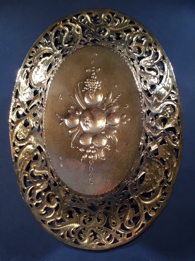 SILVER - GERMAN - 19Th CENTURY - OVAL FORM - FRUIT BOWL