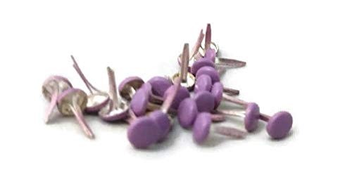 Lavender Mini Round Brads - HOTP
