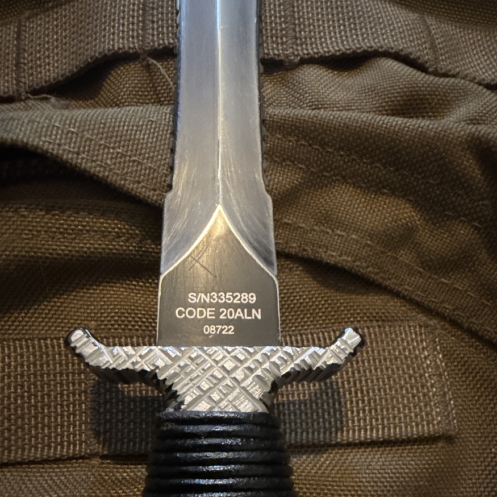 Gerber Double-Edge Dagger - Modified for lightness and grip. Highly Sharpened.