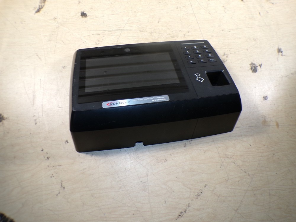 NOVATIME NT7000 TIME CLOCK FINGERPRINT ID **UNTESTED