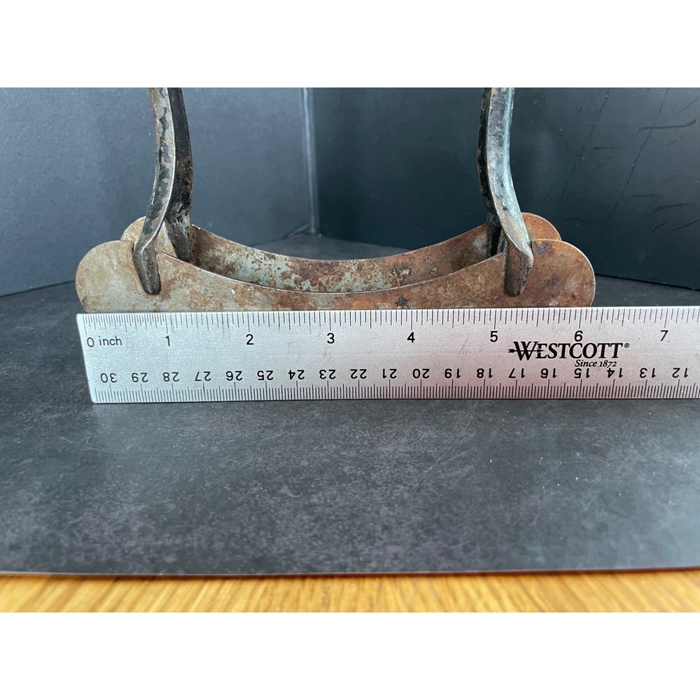 Antique Double-Blade Mezzaluna Herb Chopper - Rustic Primitive Kitchen Tool