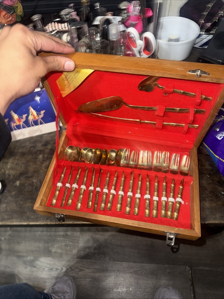 1965 Copper Silverware Set