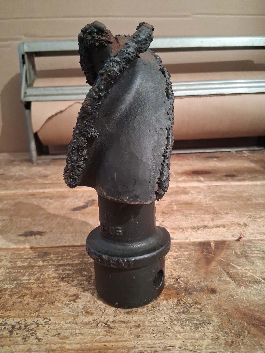 Tri Flow Auger Pilot Bit Carbide Hardface Cat Pengo Fluted 153-4093 NOS