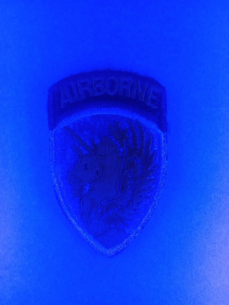 US Army Authentic WW2 13th Airborne Division Patch W/Attached Tab