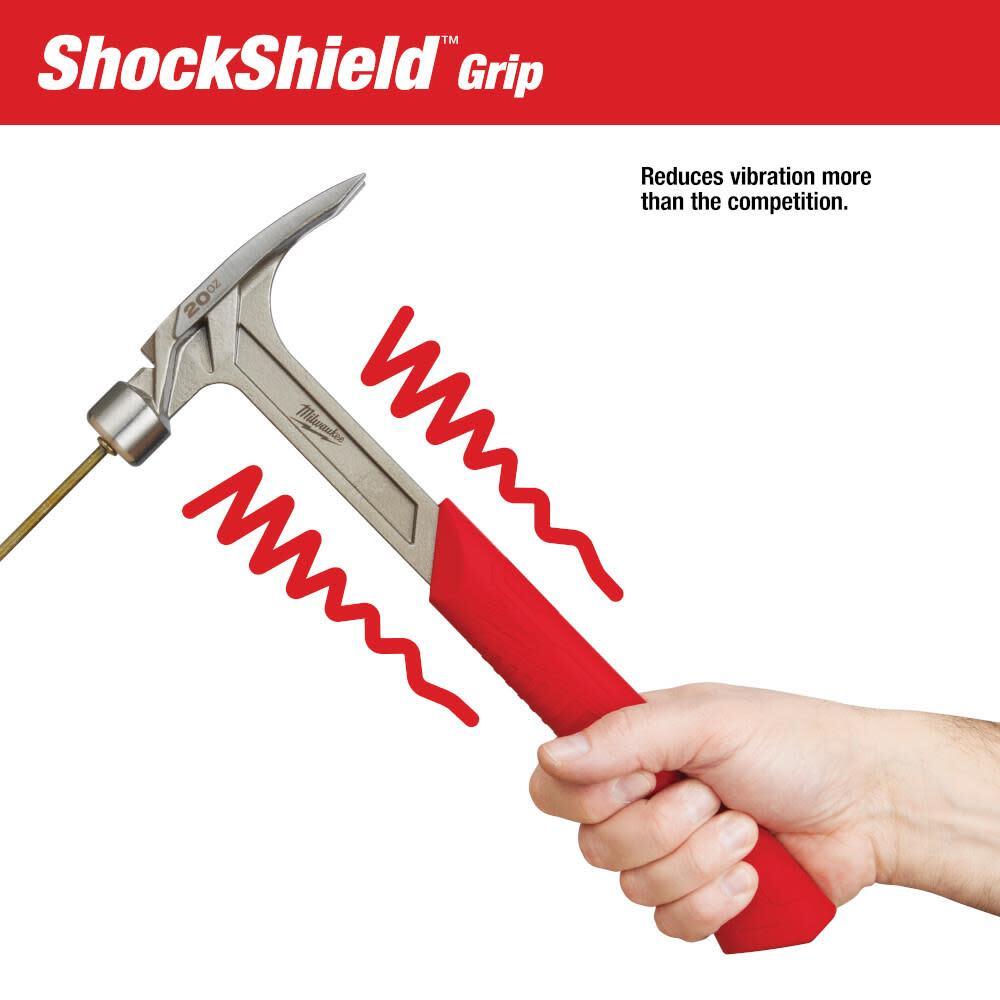 Milwaukee 20Oz Smooth Face Rip Claw Hammer