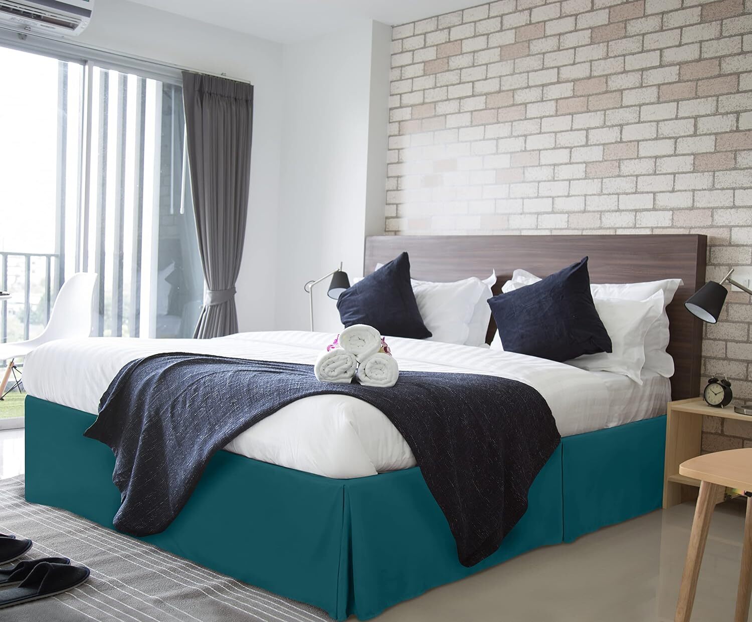 Drop Bed Skirt Pleated Dust Ruffle Hotel Quality Bed Skirt Utopia Bedding