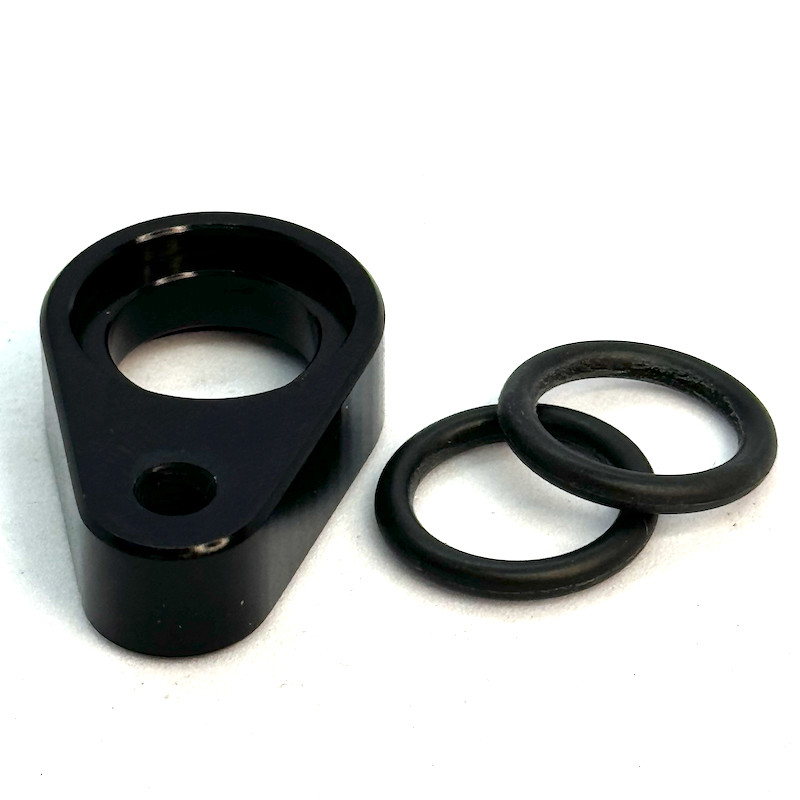 CCM Pump Kit Main Guide Rod Plate w/Seals - Black