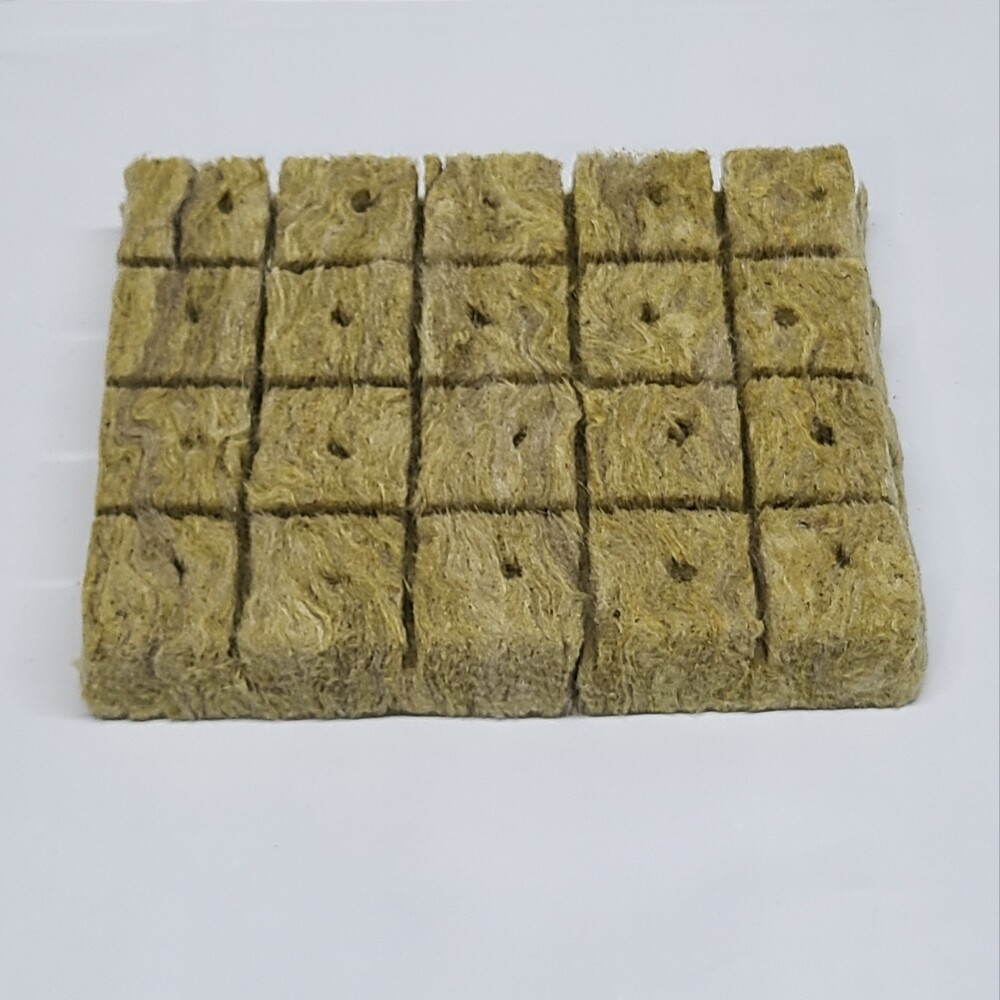 1 inch GRODAN ROCKWOOL GROW STARTER CUBES 🌱🌿