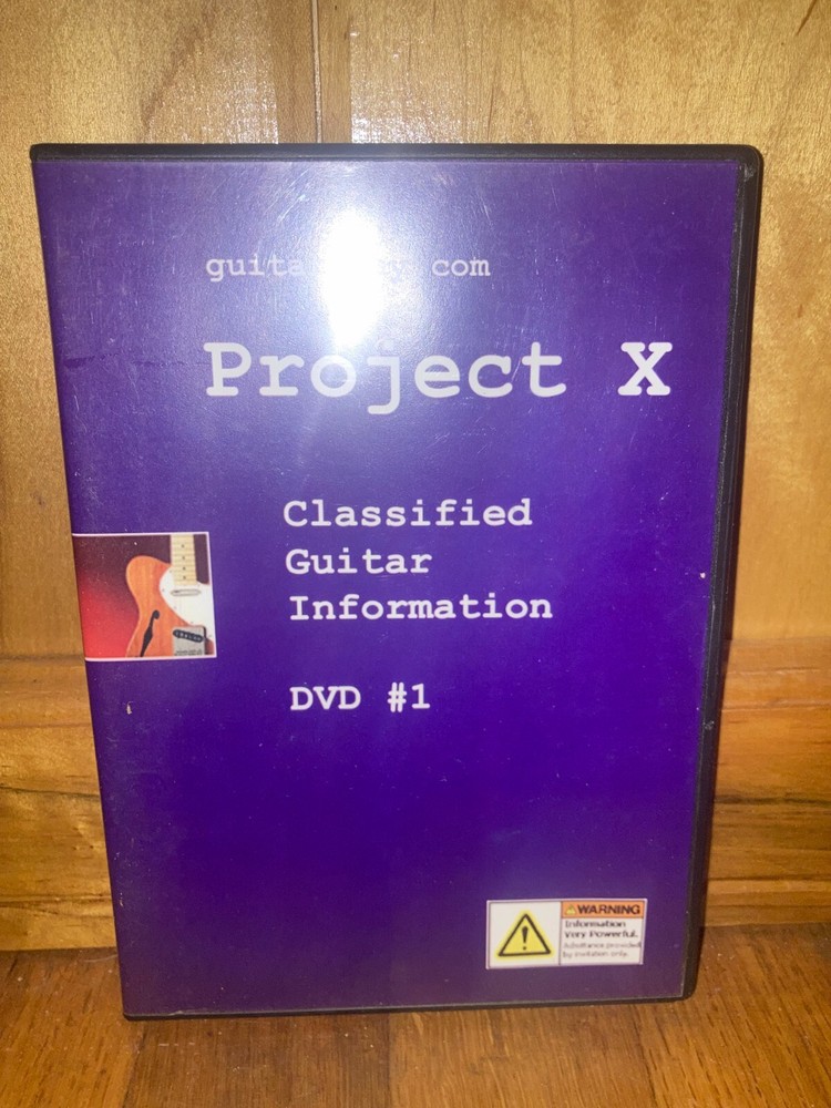 Project X Guitar Learning System - 3 DVD Set - Secrets to Learning Guitar New
