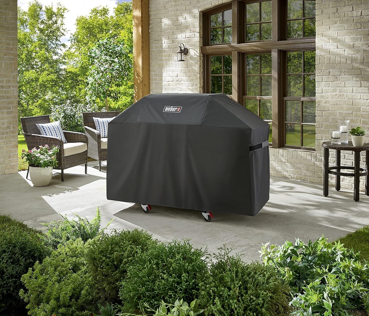 Weber Genesis 300 Series Premium Grill Cover Fits Grills Up To 62 In Weber 7757