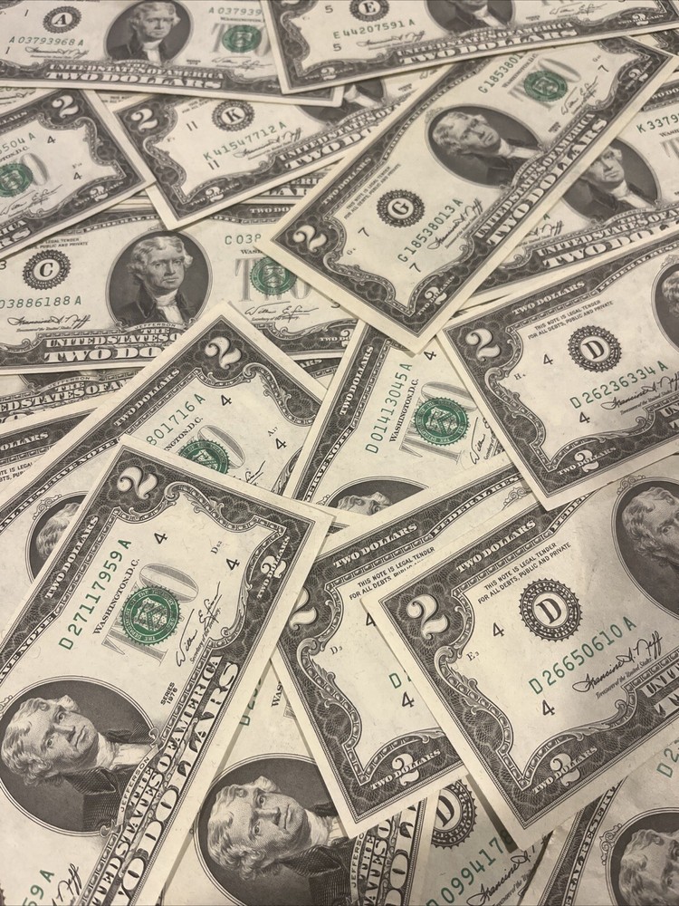 1976 Two Dollar ($2) Bill Very Nice Note XF / AU Like - 1 Note