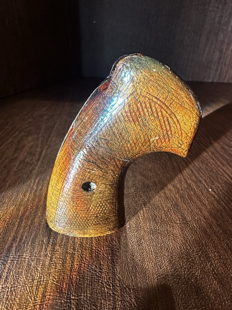 Sile colt python Wood thumbrest LG target grips NOS Italy