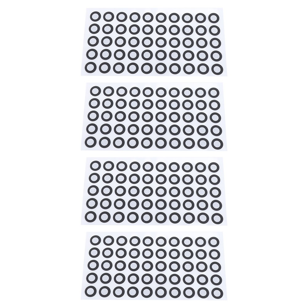 500 Pcs 3D Scanning Marker 6mm ID 10mm OD Reference Point Diffuse Reflect WT