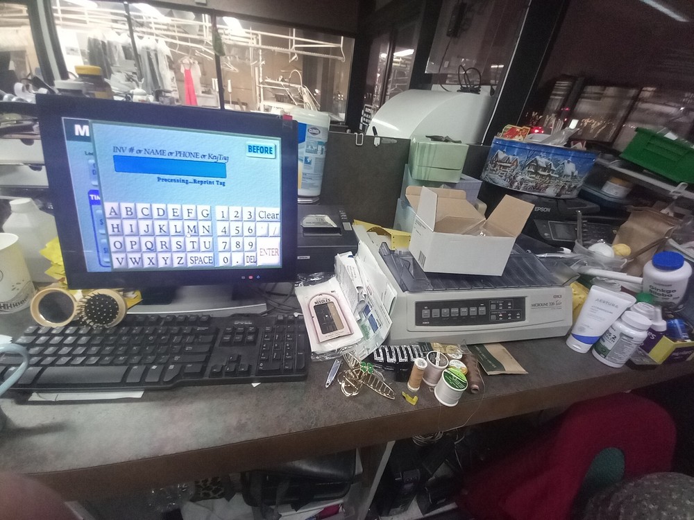 complete Dry Cleaner POS System – 3 Sets Available – Includes Software & Printer