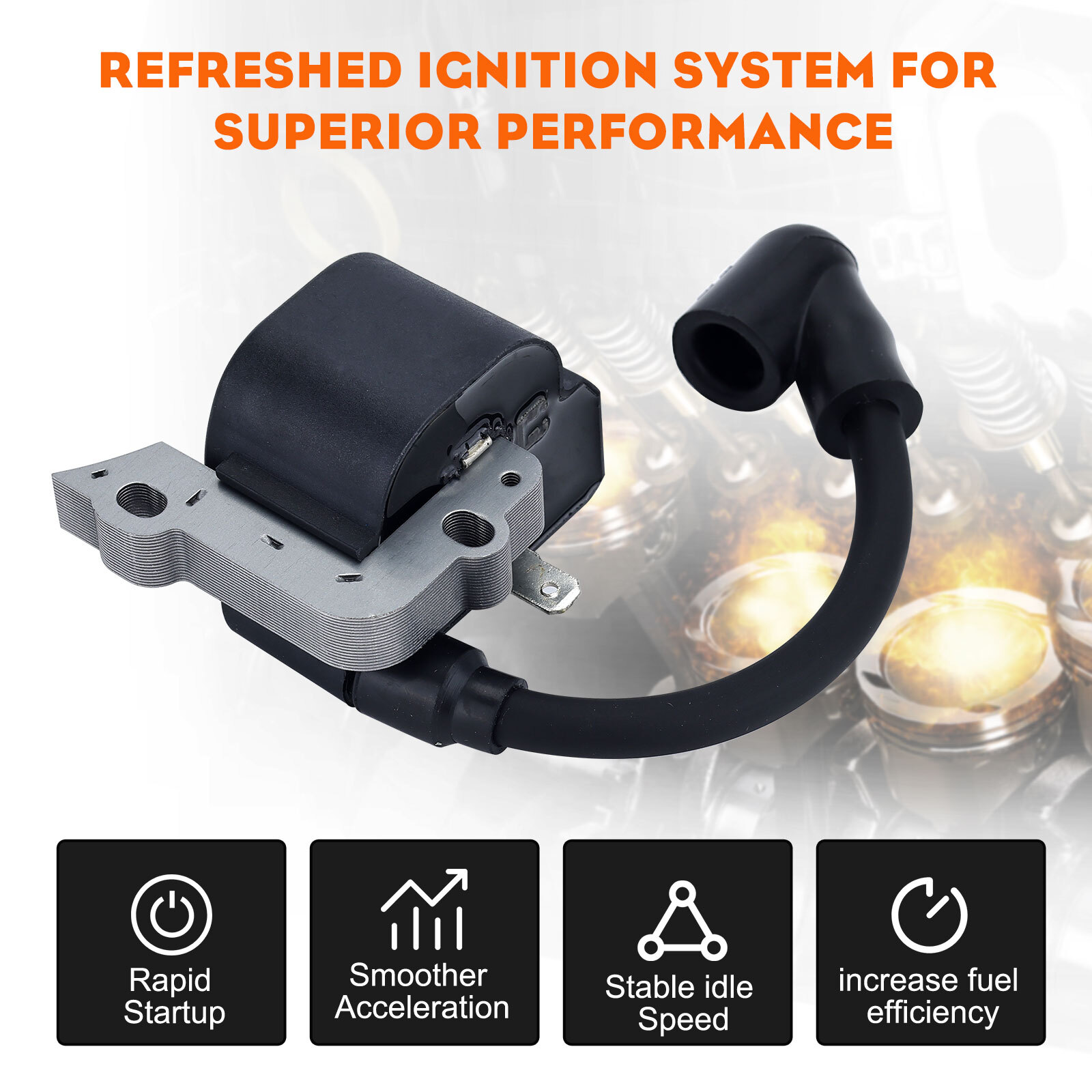 Ignition Coil For STIHL FS38 FS45 FS55 HL45 HS45 KM55 # 4140 400 1308 Strimmer