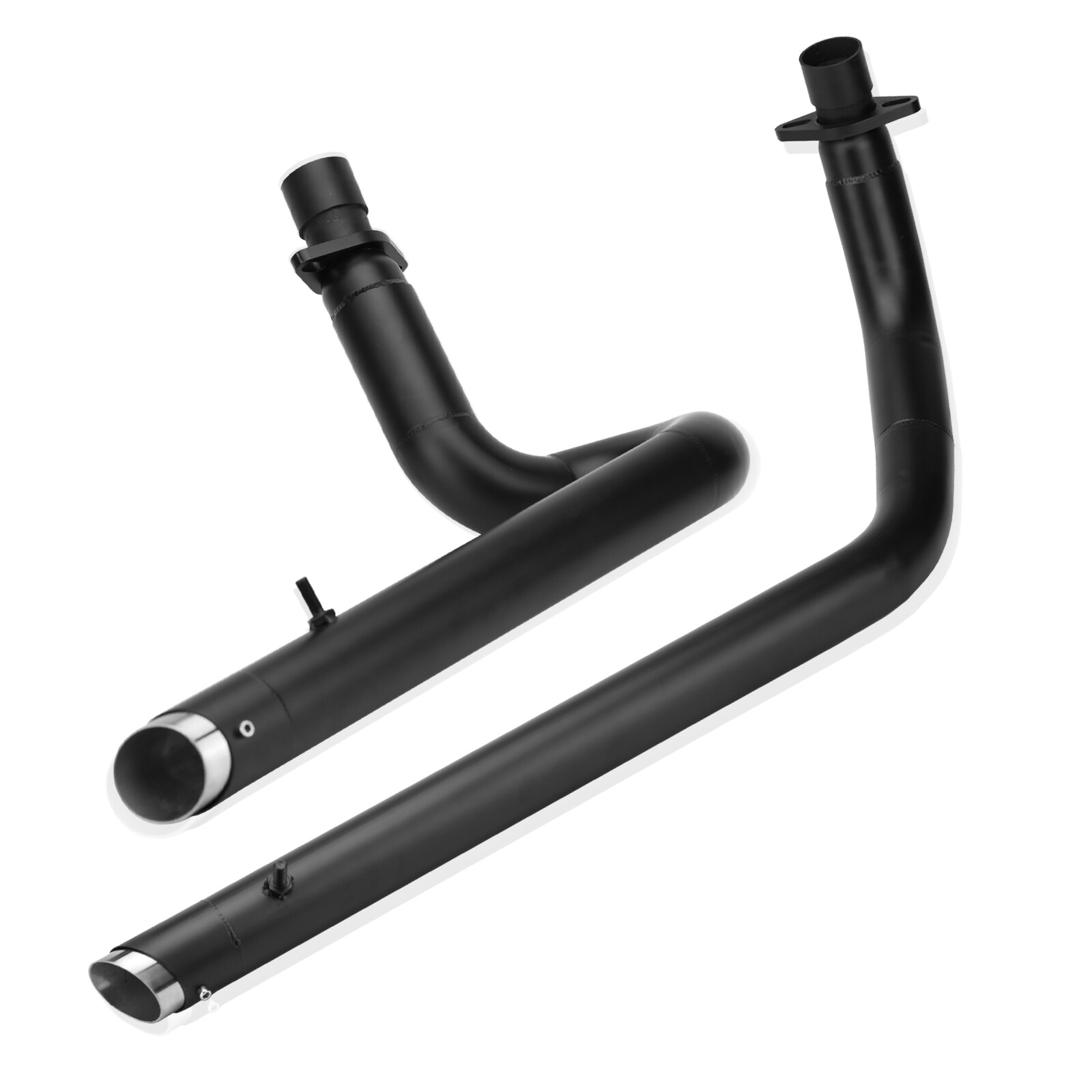 Shortshots Staggered Exhaust Pipes System Muffler For Honda Shadow VLX600 VT600C