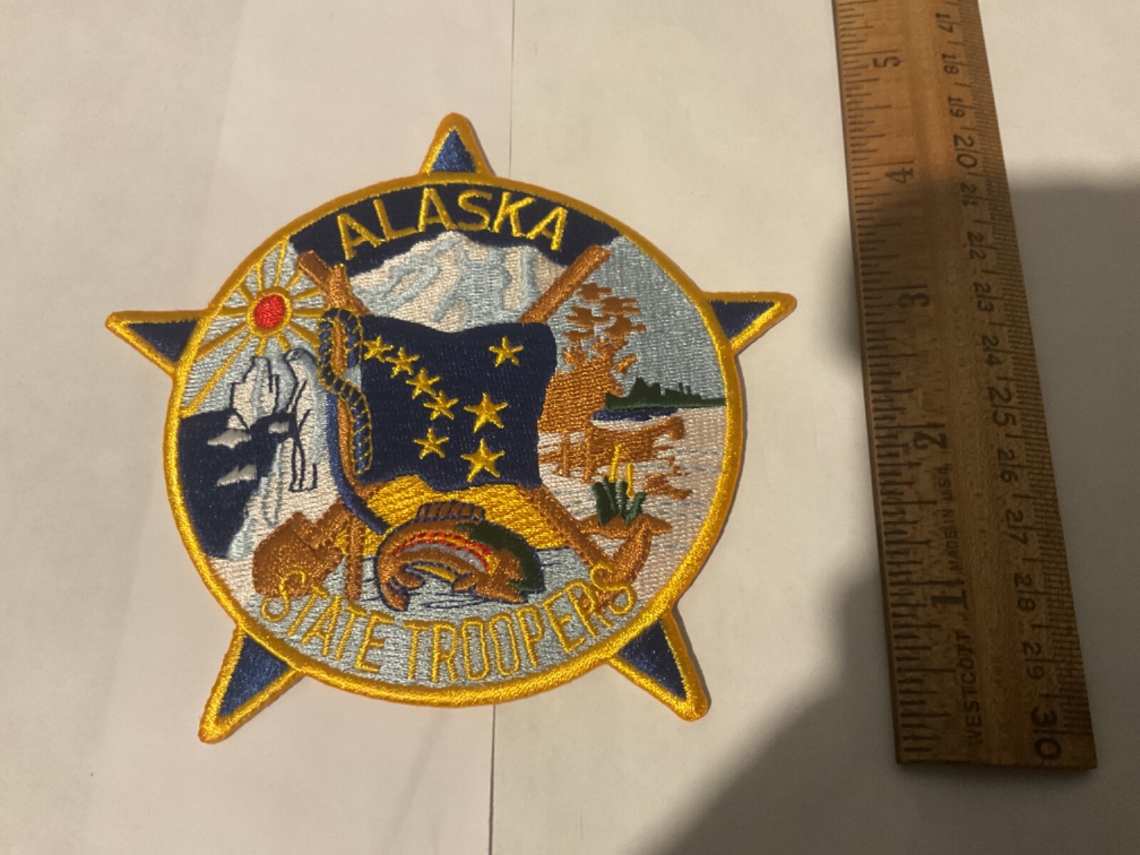 Alaska State Troopers collectable Patch Full Size and New ,tracking insured