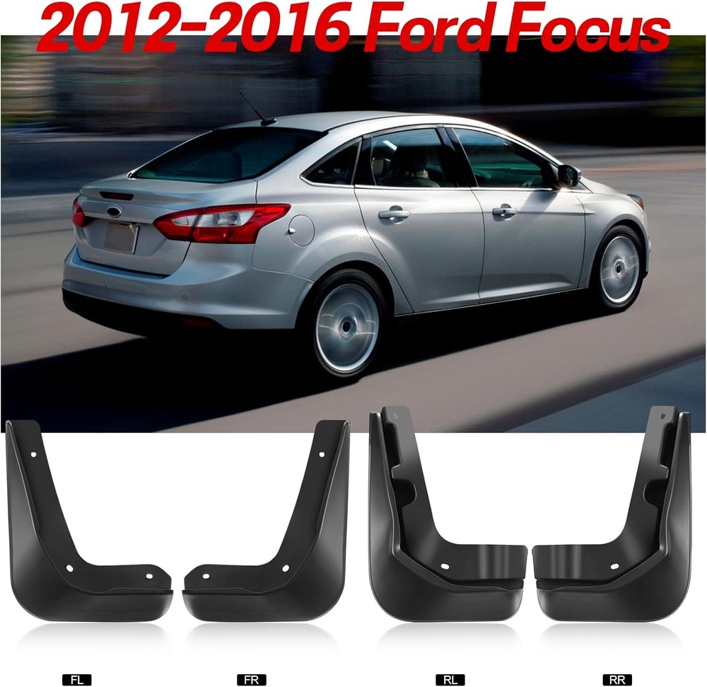 BDFHYK Mud Flaps Splash Guards 4PCS Front & Rear Side Mud Guards Compatible with