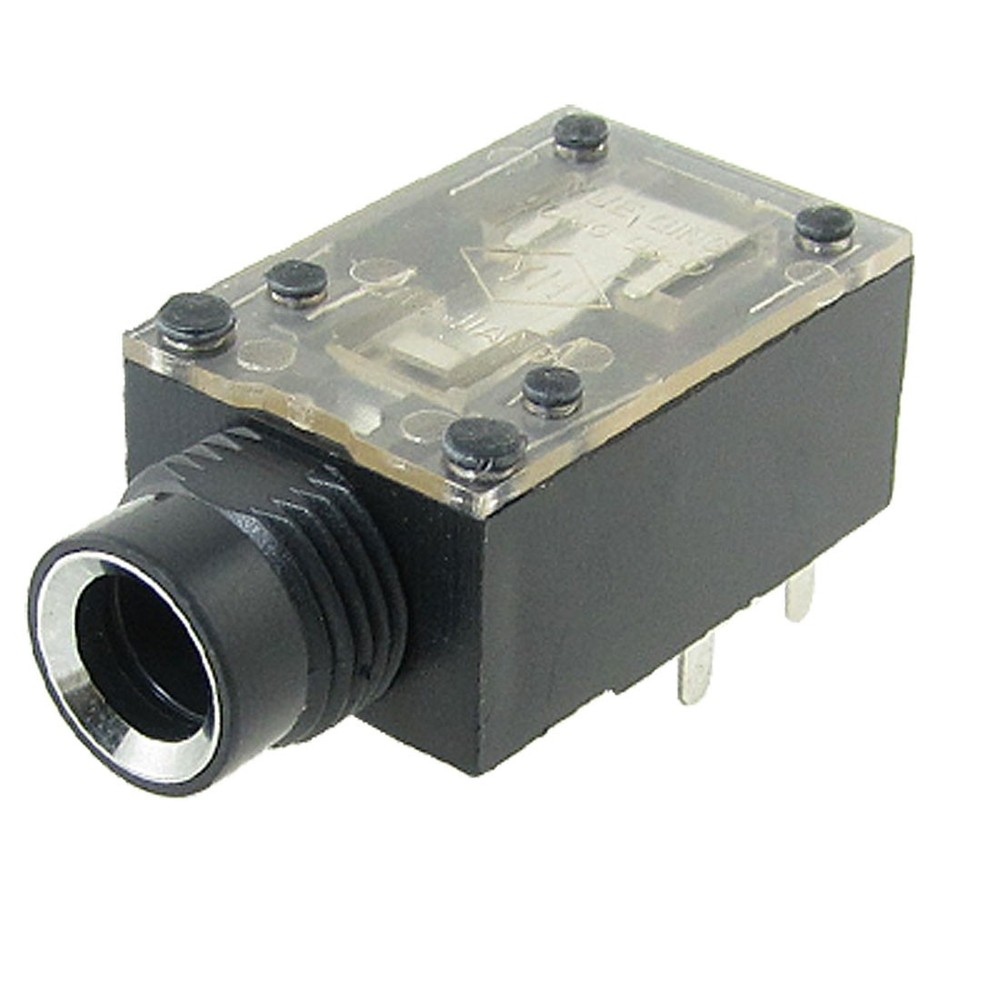 6.5mm 1/4" Stereo Jack PCB Panel Mount Connector Cable Connector 9 Pin