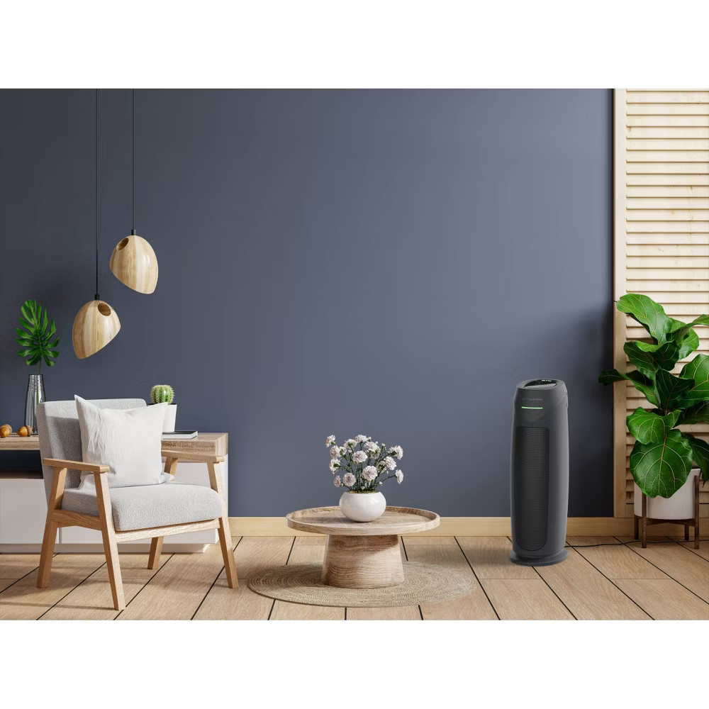 GermGuardian Intelligent 22in Tower Air Purifier HEPA Filter UV-C Intellisense