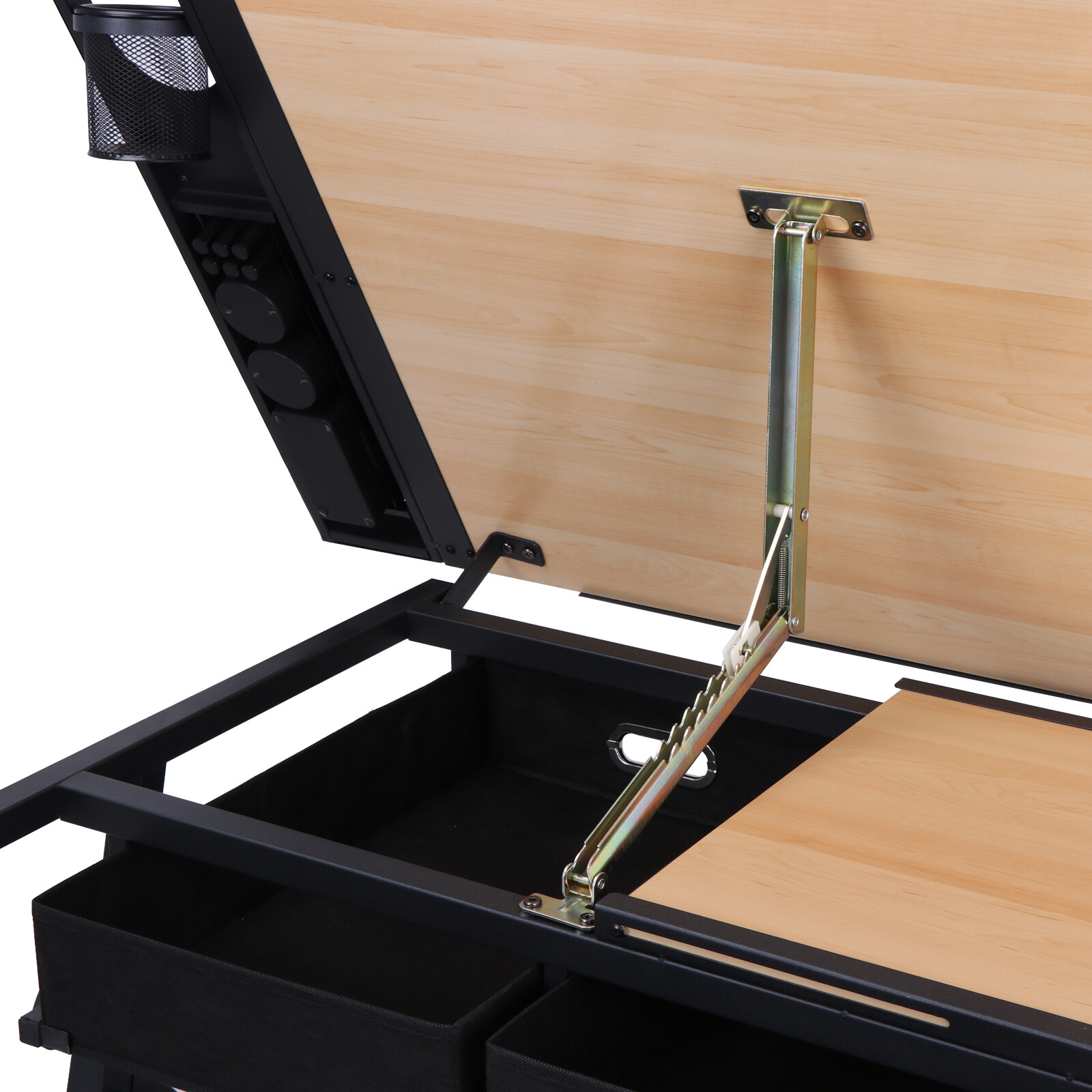 Drafting Table Art Desk Artist Drawing Table Adjustable Tilted Tabletop w/Stool