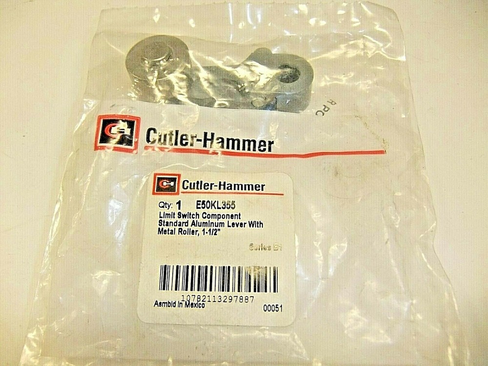 Cutler-Hammer Limit Switch Lever E50KL355