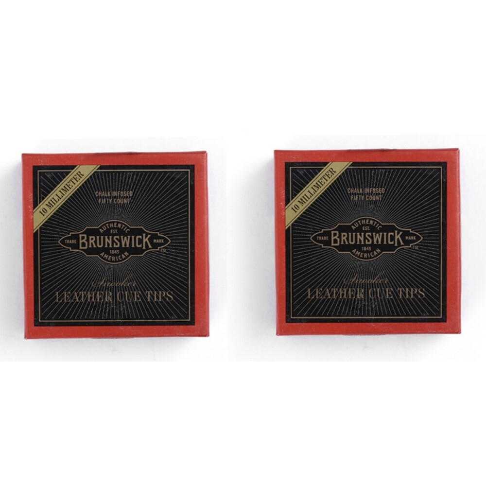 USA BRUNSWICK Leather Cue Tips 13mm