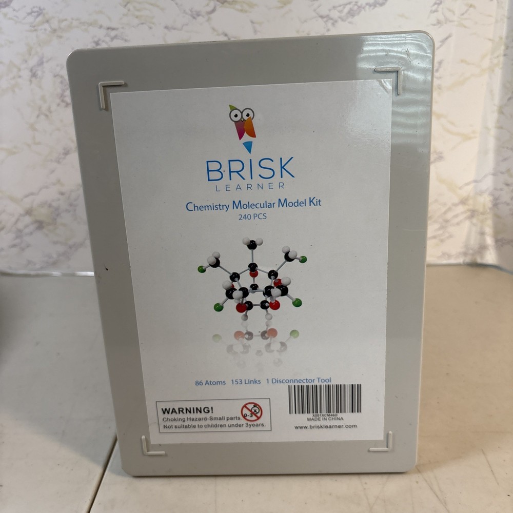 Brisk Learner Organic & Inorganic Chemistry Molecular Model Kit (240pcs)
