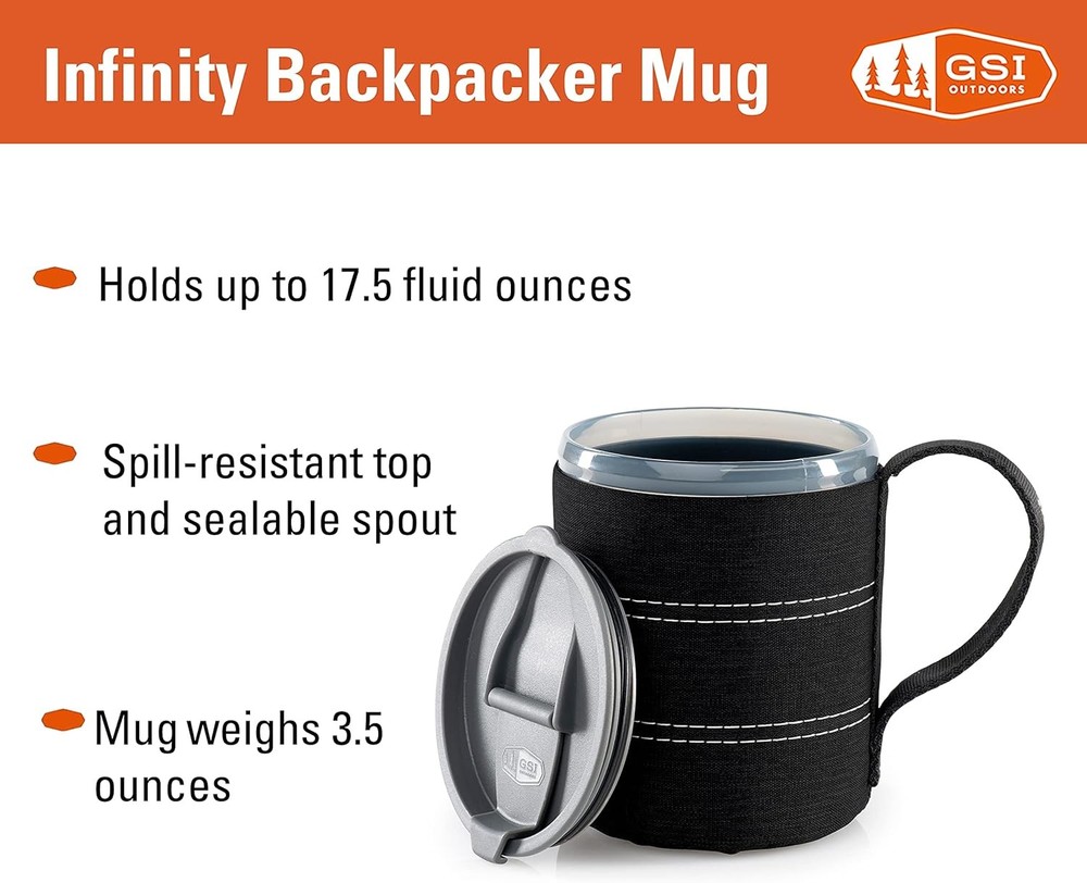 GSI Outdoors Infinity Mug Backpacking Camping Cup