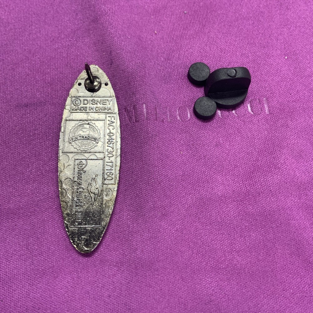 Mickey Mouse Disney Surfboard Pin