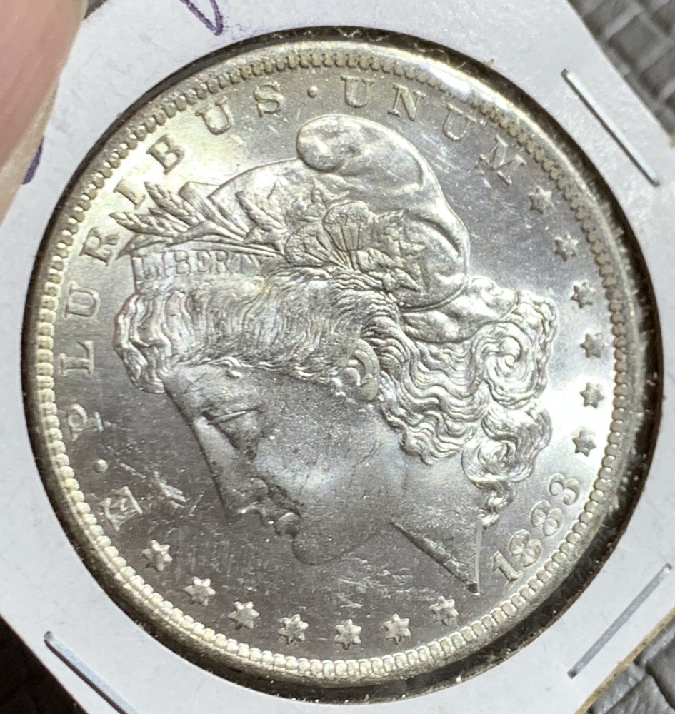 1883 O US MORGAN SILVER DOLLAR BU
