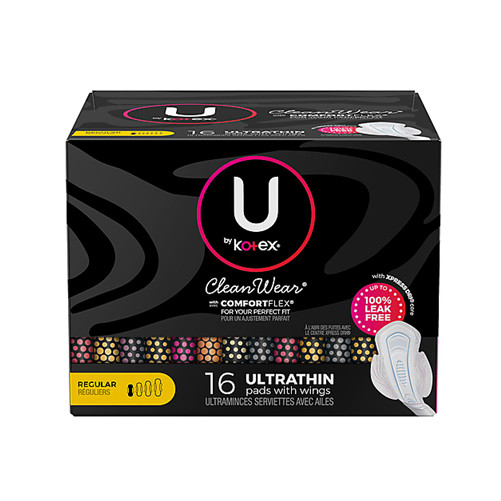 U by Kotex Ultra Thin Pads with Wings (6 Pack)
