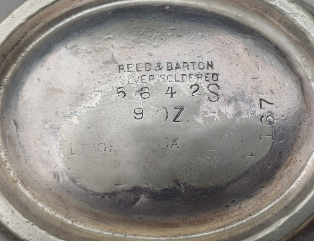 REED AND BARTON, SILVER SOLDERED COFFEE POT / TEA POT