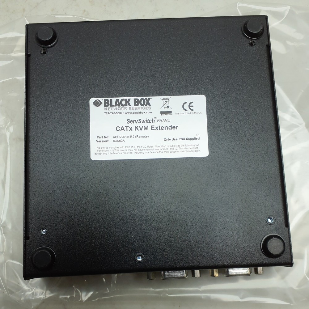 Black Box ServSwitch KVM Dual-VGA/PS/2 Single-Access Extender Kit ACU2201A-R2