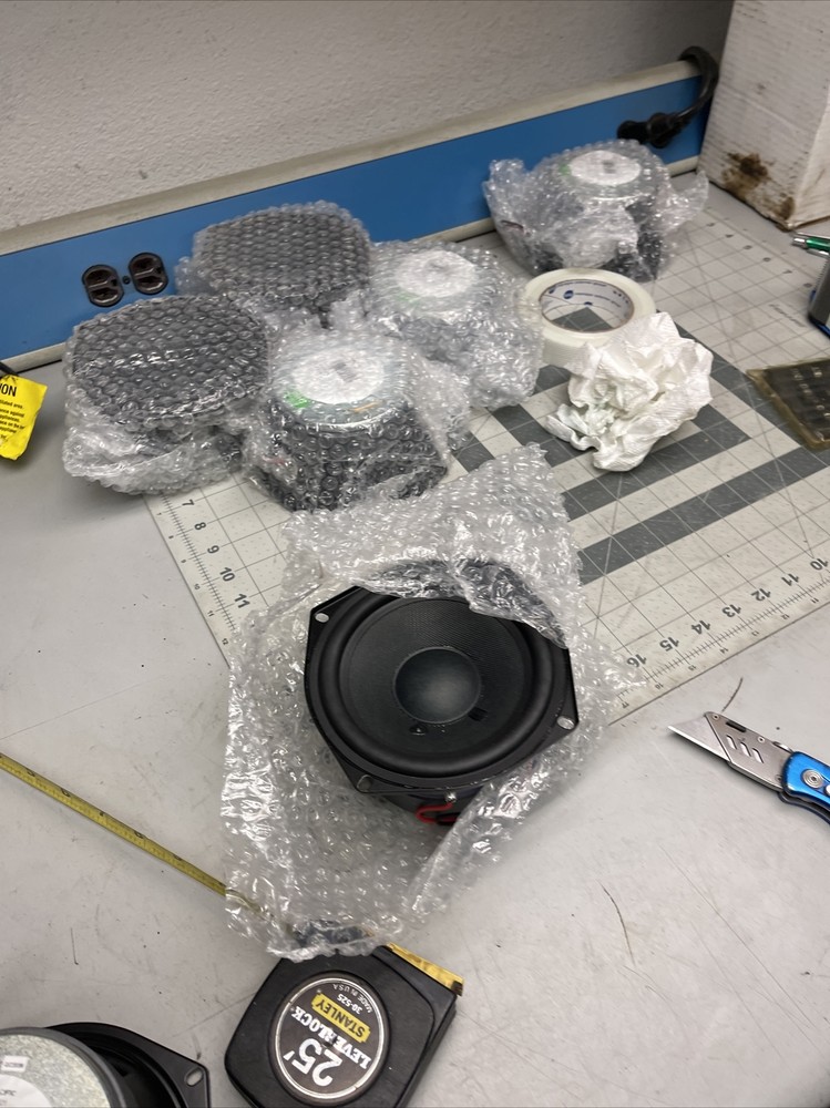 lot of 7 Pana Pacific Speaker Radio Column (e8e6