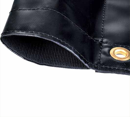 7'6" x 20' 18Oz Vinyl Asphalt Dump Truck Trailer Tarp Waterproof Double Pocket