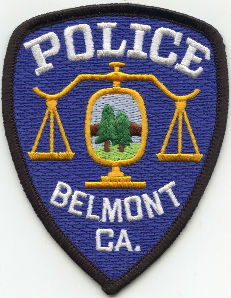 BELMONT CALIFORNIA CA POLICE PATCH