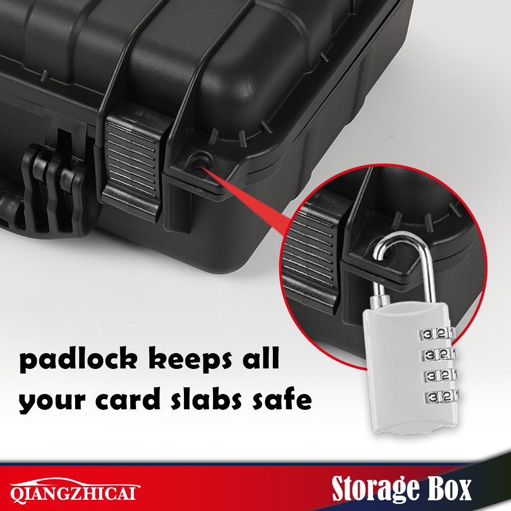 Graded Card Storage Box Set Storage Weatherproof Case Slab Holder Protector