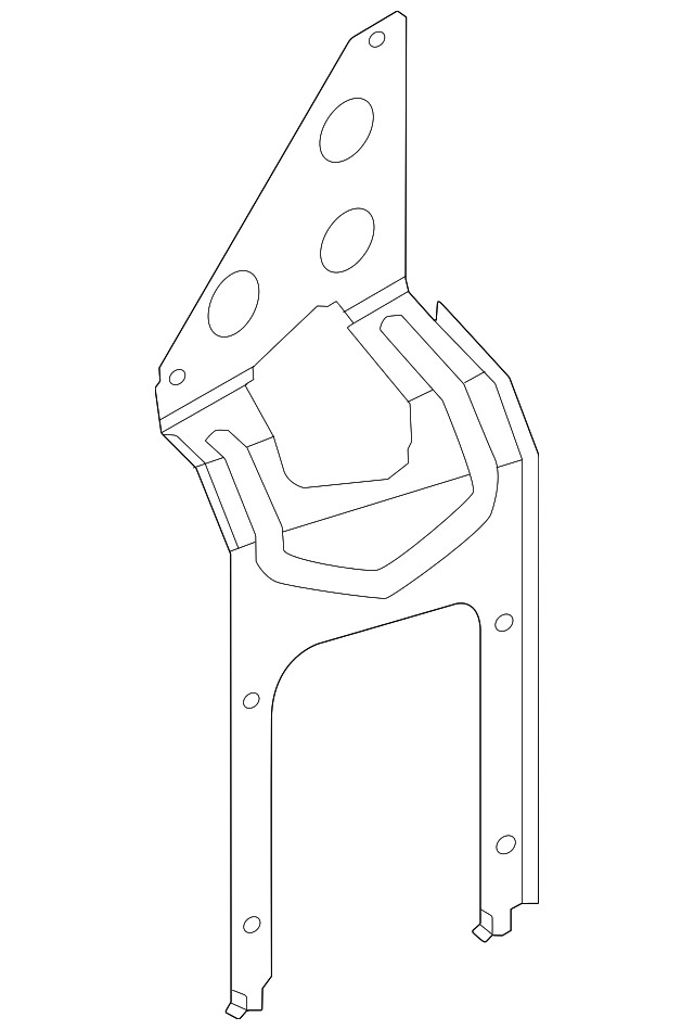 Genuine Audi Mount Bracket 80A-820-196-AE