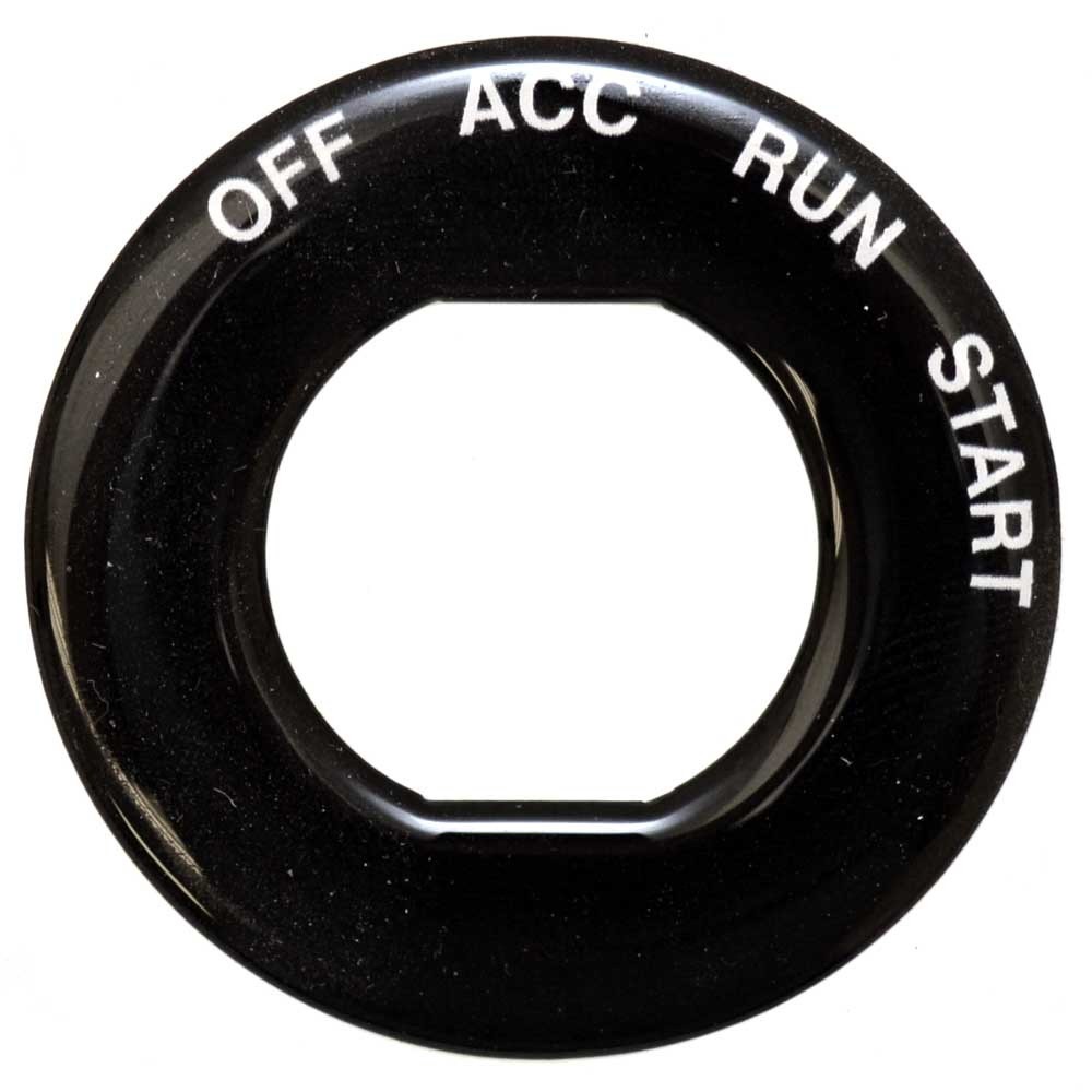 Tracker Boat Ignition Switch Decal 174448 | Raised Black 1 3/4 Inch