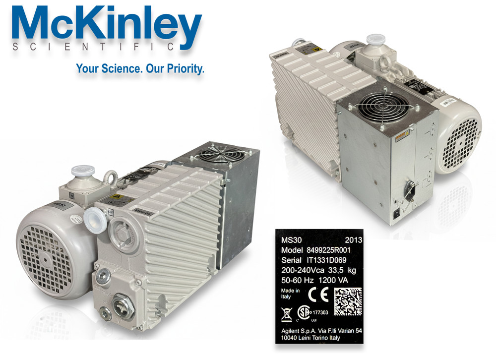 Agilent Varian MS 30 Single-Stage Rotary Vane Pump