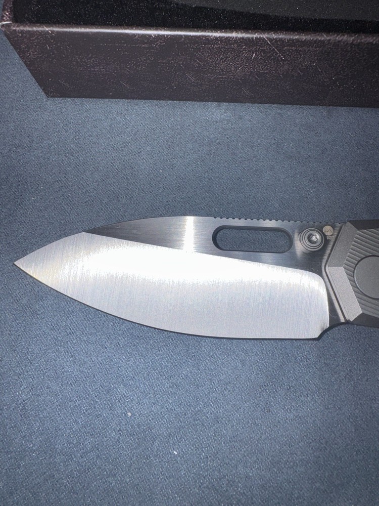 White Mountain Knives SAILFIN Titanium Handle ELMAX BLADE