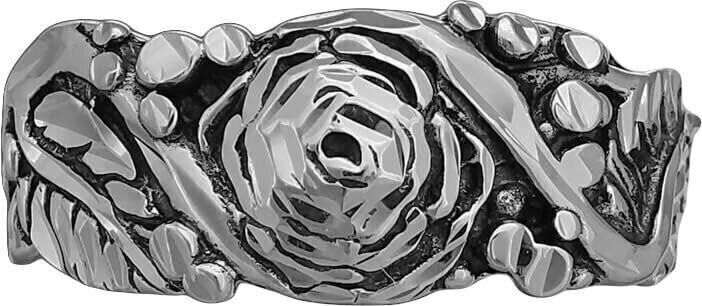 Sterling Silver Rose on Display Ring