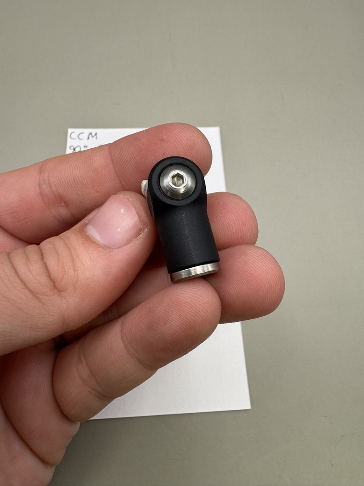 CCM 90 Degree Fitting Matte Black