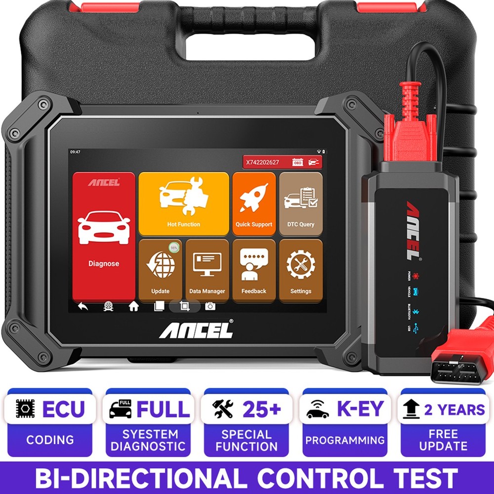 Ancel V6 PRO+ Bidirectional Scanner OBD2 All System Diagnostic Tool Key Coding