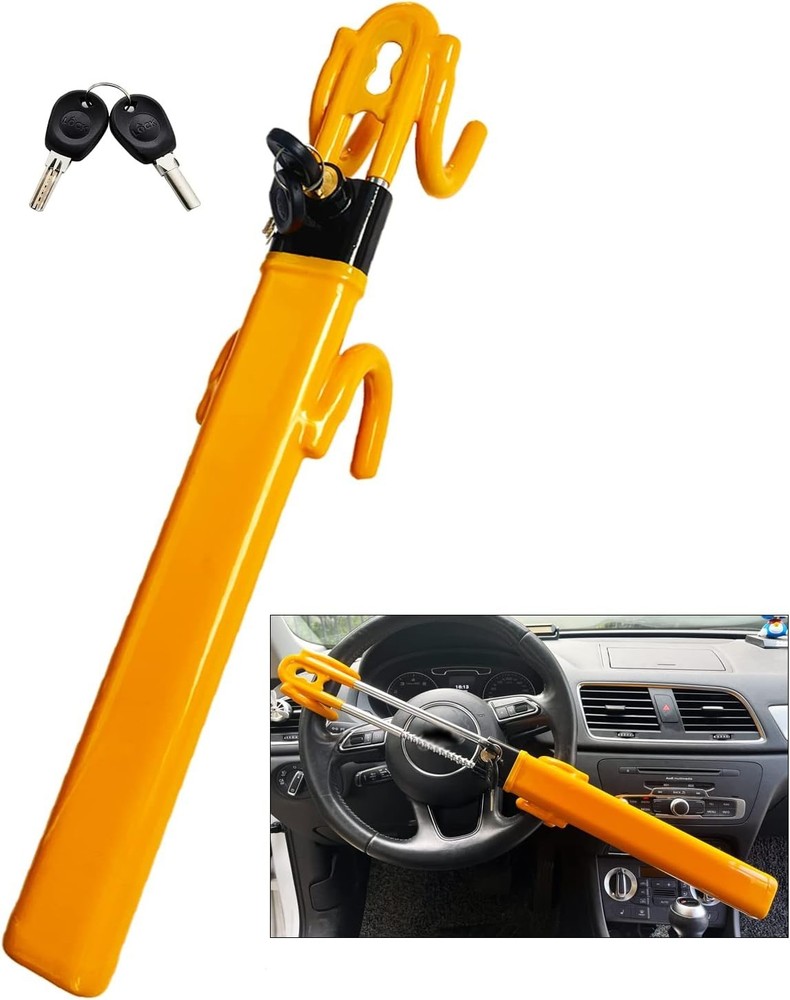 Heavy Duty Car Steering Wheel Lock Anti-Theft Security Device Universal