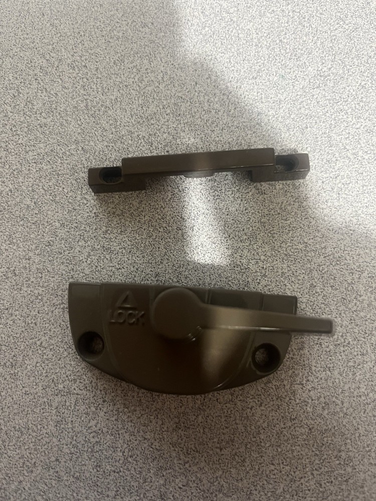 Window Lock Latch & Keeper SET, 3205&8219BROWN