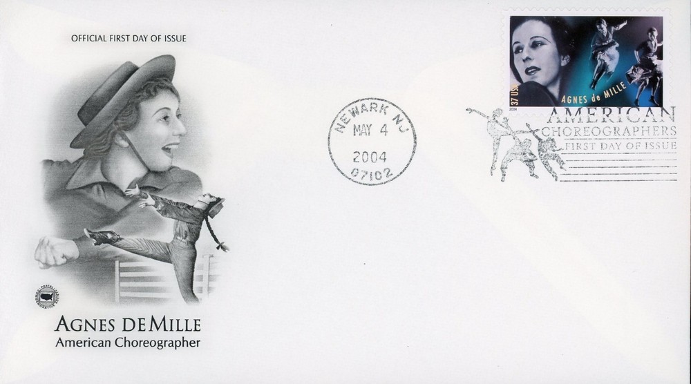 US 3840-3843 FDC Set American Choreographers PCS