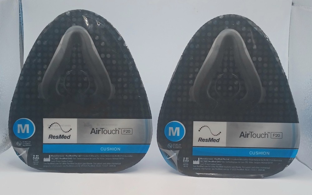 2 Pack Resmed AirTouch F20 MEDIUM Replacement Cushion, 63029